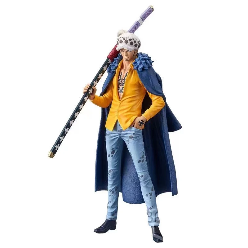 

18cm One Piece Japanese Action Model Figure Cool Anime Figure DXF Wano Country Trafalgar Law Collection Model Dolls Gift Toy