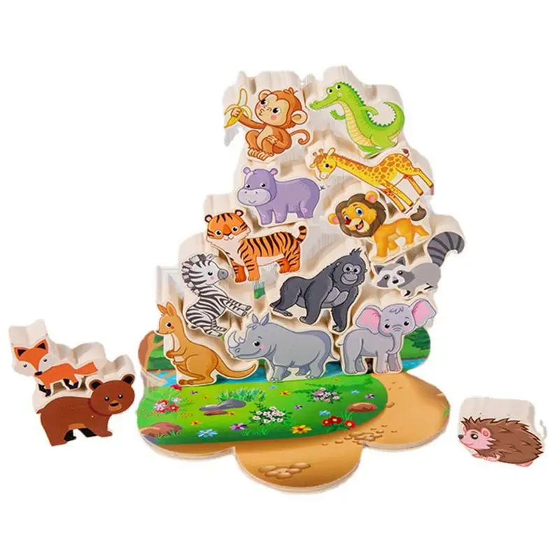 Wooden Balance Blocks Toys For Children Animal Building Stacking High Board Games Wood Montessori Toy Kids Gift Balancing Blocks
Wooden Balance Blocks Toys For Children Animal Building Stacking High Board Games Wood Montessori Toy Kids Gift Balancing Blocks