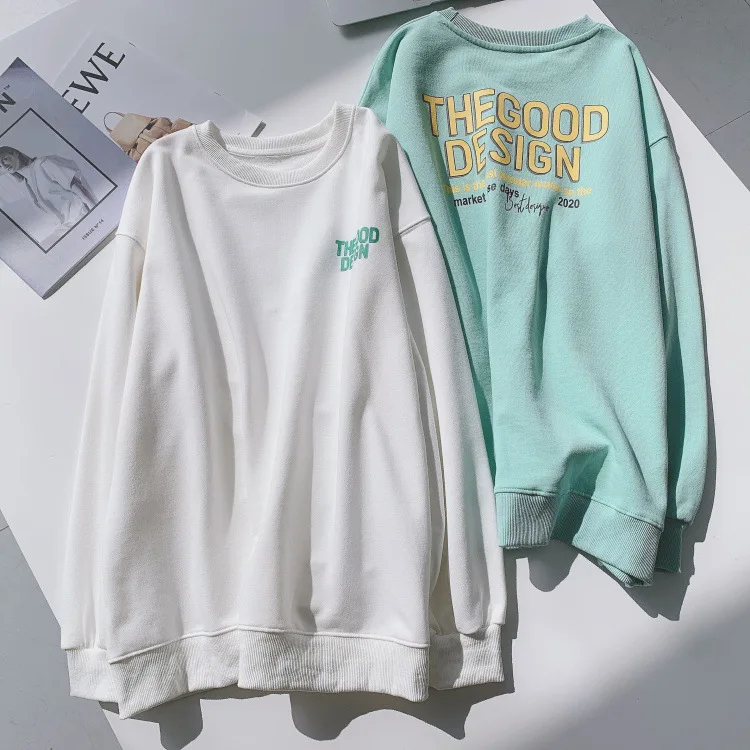 Korean style long-sleeve printing hoodies Women oversized sweatshirt Fashion loose casual Streetwear clothing fall 2021 tops
Korean style long-sleeve printing hoodies Women oversized sweatshirt Fashion loose casual Streetwear clothing fall 2021 tops