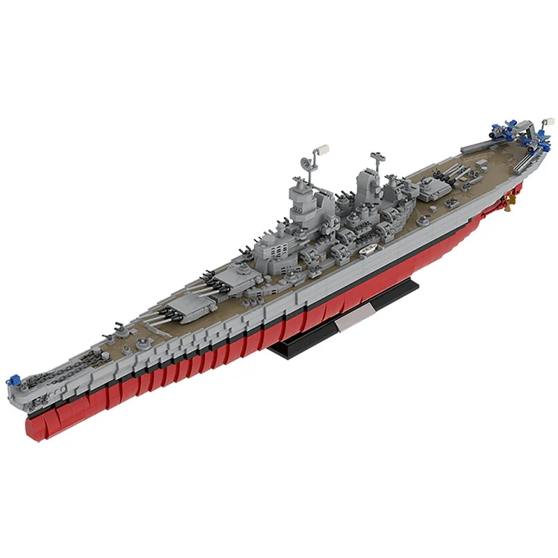New 3306pcs Warship BB-63 Iowa Class Battleship Missouri MOC Building Block Bricks DIY Christmas Birthday Toys for Kids Gifts
New 3306pcs Warship BB-63 Iowa Class Battleship Missouri MOC Building Block Bricks DIY Christmas Birthday Toys for Kids Gifts