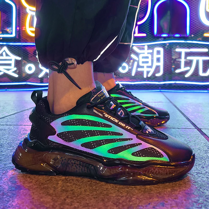 Professional Men All-match Running Shoes Breathable Mesh Sneakers Reflective Sports Shoes Outdoor Light Jogging Shoes Zapatillas
Professional Men All-match Running Shoes Breathable Mesh Sneakers Reflective Sports Shoes Outdoor Light Jogging Shoes Zapatillas