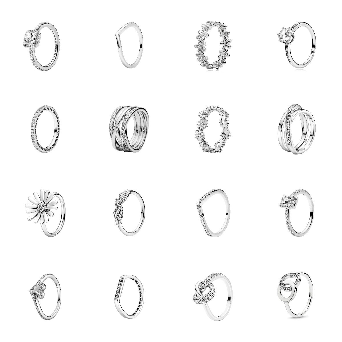 Simple 925 Silver Personality Style Flower Bow Crown Shape Sparkly Zircon Proposal Ring European Fashion Jewelry Birthday Gift
Simple 925 Silver Personality Style Flower Bow Crown Shape Sparkly Zircon Proposal Ring European Fashion Jewelry Birthday Gift
