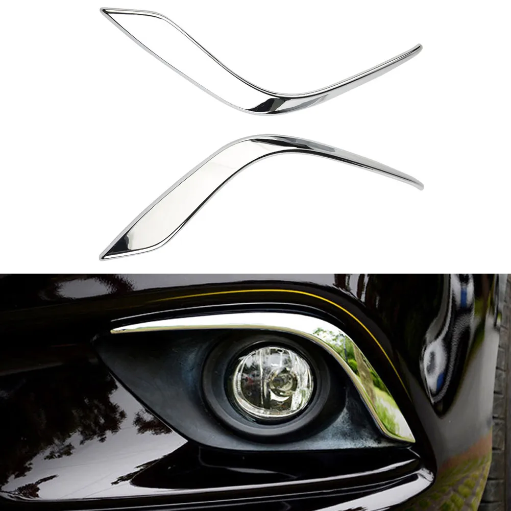 2 PCS Chrome Car Fog Light Cover Strip Trim Front Fog Light Lamp Cover Eyebrow Eyelid Garnish Streamers Outer Foglight Trim
2 PCS Chrome Car Fog Light Cover Strip Trim Front Fog Light Lamp Cover Eyebrow Eyelid Garnish Streamers Outer Foglight Trim