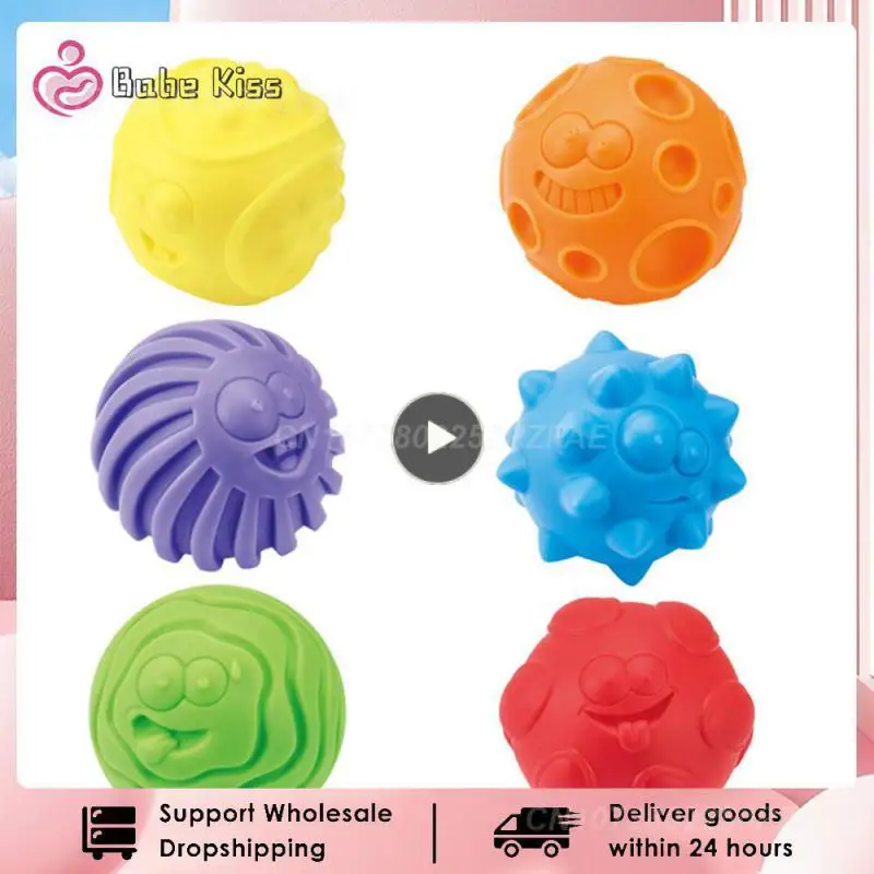 Baby Tactile Ball Soft Rubber Multi-texture Hand Grasping Ball Baby Perception Learning To Crawl Massage Toy Ball Bath Toy Gifts
Baby Tactile Ball Soft Rubber Multi-texture Hand Grasping Ball Baby Perception Learning To Crawl Massage Toy Ball Bath Toy Gifts