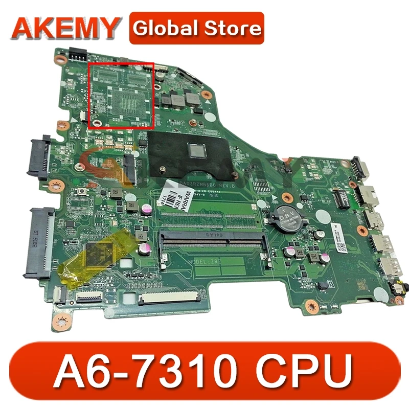 Akemy for ACER E5-522 E5-522G Laptop motherboard E5-522 E5-522G A6-7310 DA0ZRZMB6D0 tested good free shipping
Akemy for ACER E5-522 E5-522G Laptop motherboard E5-522 E5-522G A6-7310 DA0ZRZMB6D0 tested good free shipping