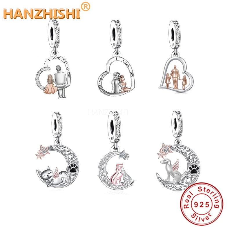 925 Sterling Silver Grandma Hugs Granddaughter Heart Dangle Charms Beads Fit Original Brand Bracelet Necklace Jewelry Gift
925 Sterling Silver Grandma Hugs Granddaughter Heart Dangle Charms Beads Fit Original Brand Bracelet Necklace Jewelry Gift