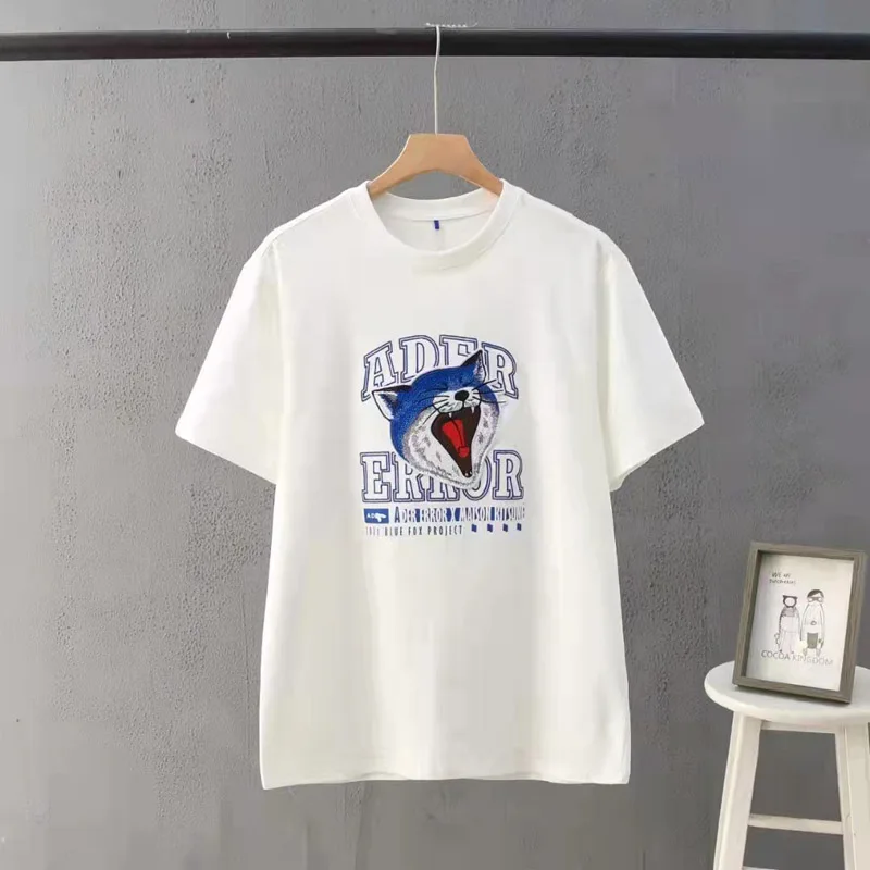 Ader Error Embroidery Fox Yawn Tshirt Men Women Adererror Streetwear T-shirt 2022 Summer Casual Short Sleeve Korean Tees Top
Ader Error Embroidery Fox Yawn Tshirt Men Women Adererror Streetwear T-shirt 2022 Summer Casual Short Sleeve Korean Tees Top