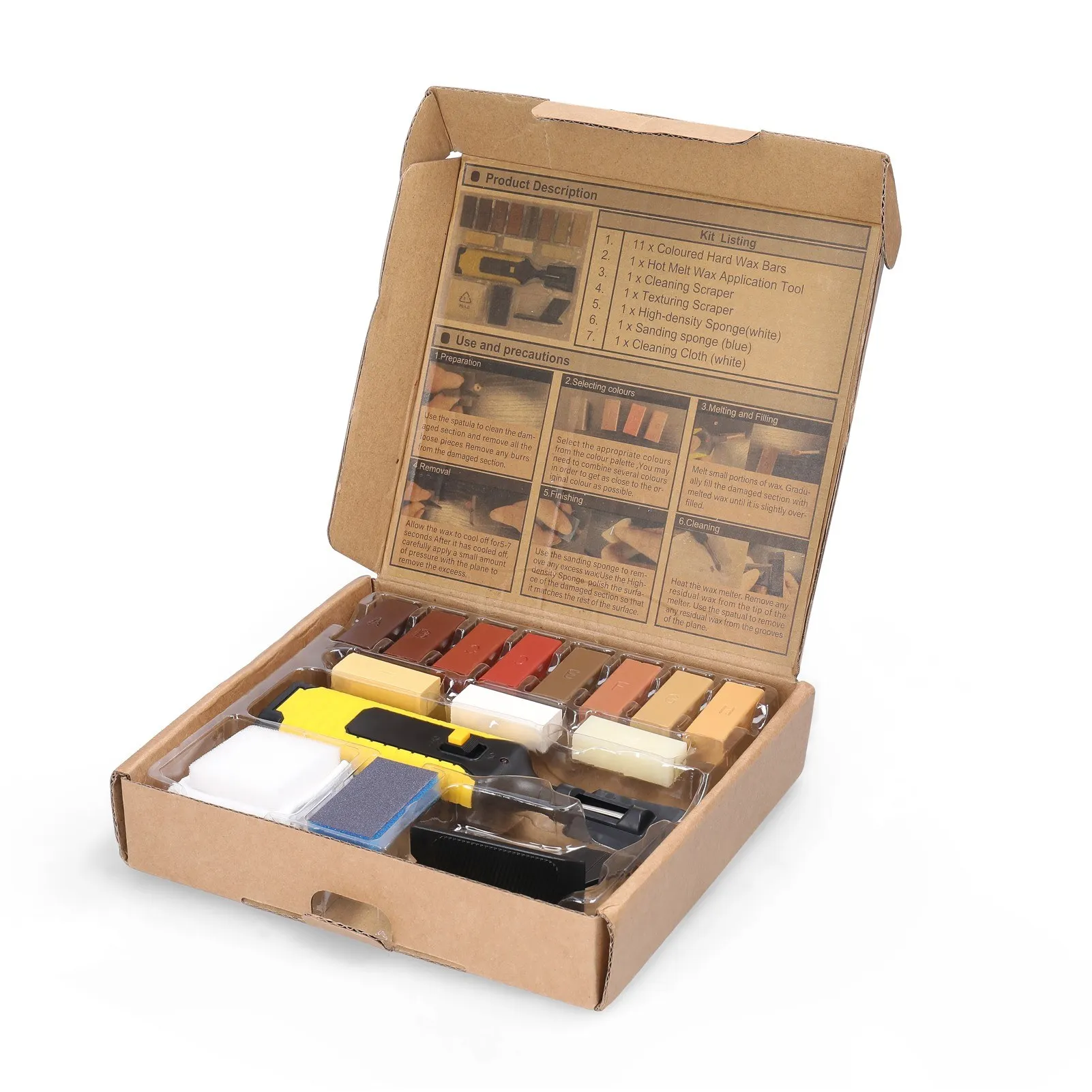 Home Household Laminate Repairing Kit Floor Repairs Kit DIY Multifunctional Wood Board 
Home Household Laminate Repairing Kit Floor Repairs Kit DIY Multifunctional Wood Board