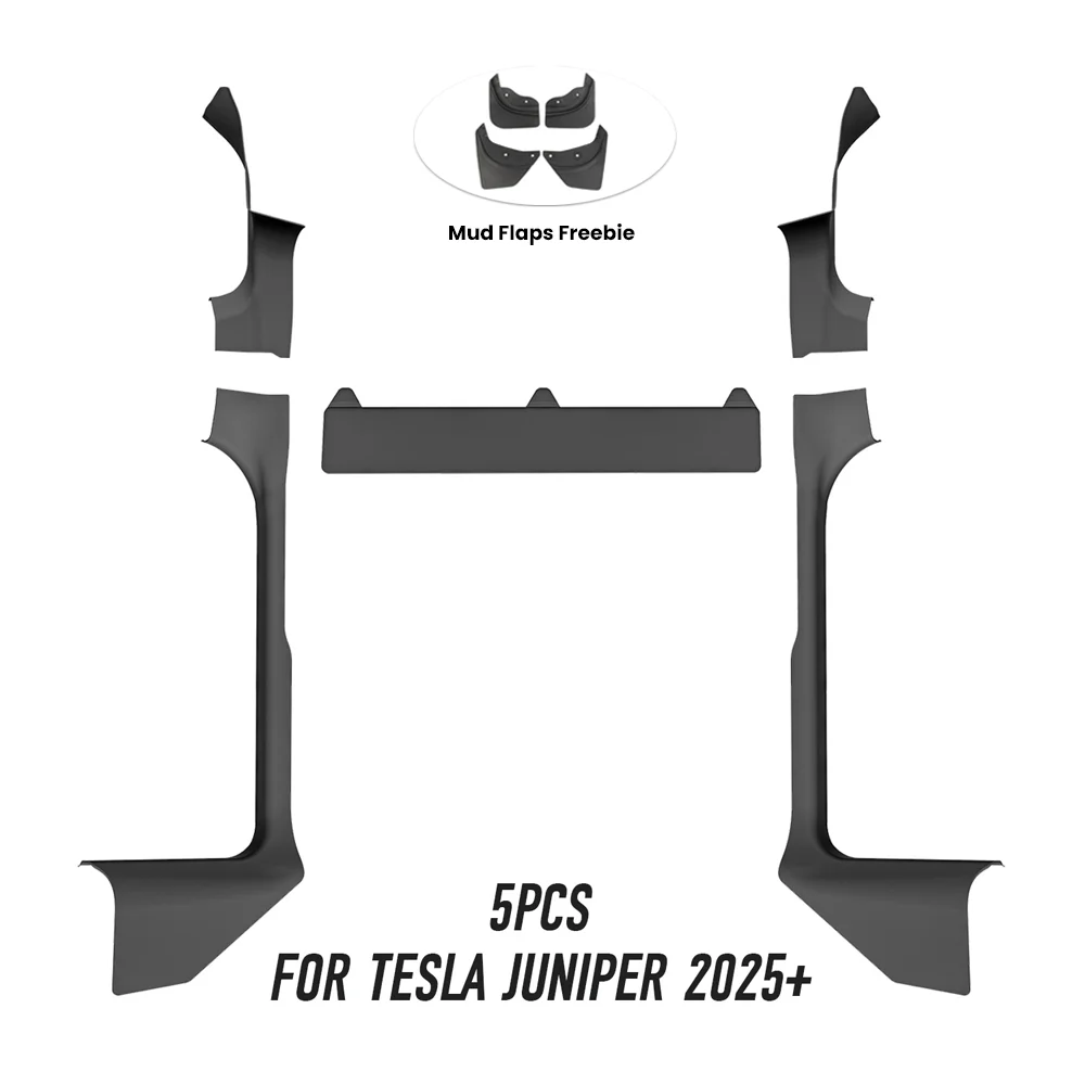 Защитная накладка на порог из ТПЭ для Tesla Model Y Juniper 2025+ - комплект из 5 шт., передняя и задняя противоударная накладка, простая установка, внутренняя настройка
Защитная накладка на порог из ТПЭ для Tesla Model Y Juniper 2025+ - комплект из 5 шт., передняя и задняя противоударная накладка, простая установка, внутренняя настройка