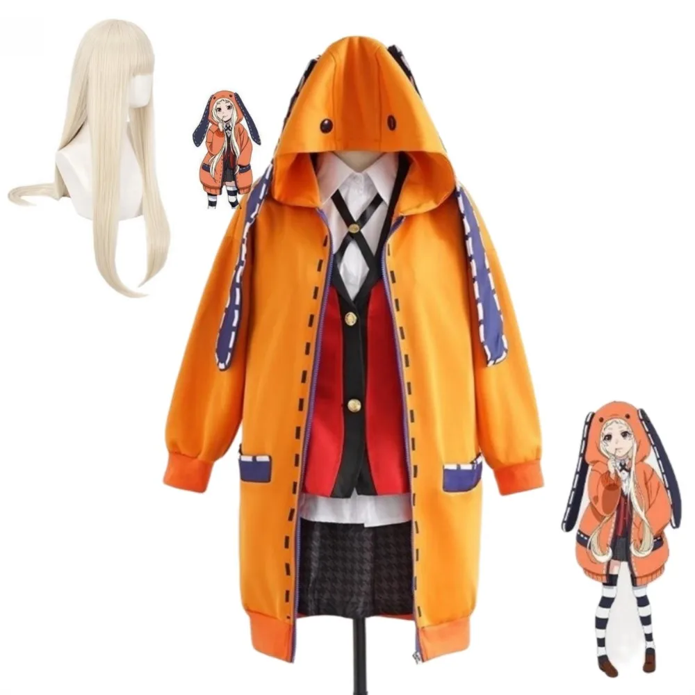 Anime Kakegurui Yomozuki Runa Cosplay Costume Halloween For Woman Compulsive Gambler Clothes
Anime Kakegurui Yomozuki Runa Cosplay Costume Halloween For Woman Compulsive Gambler Clothes