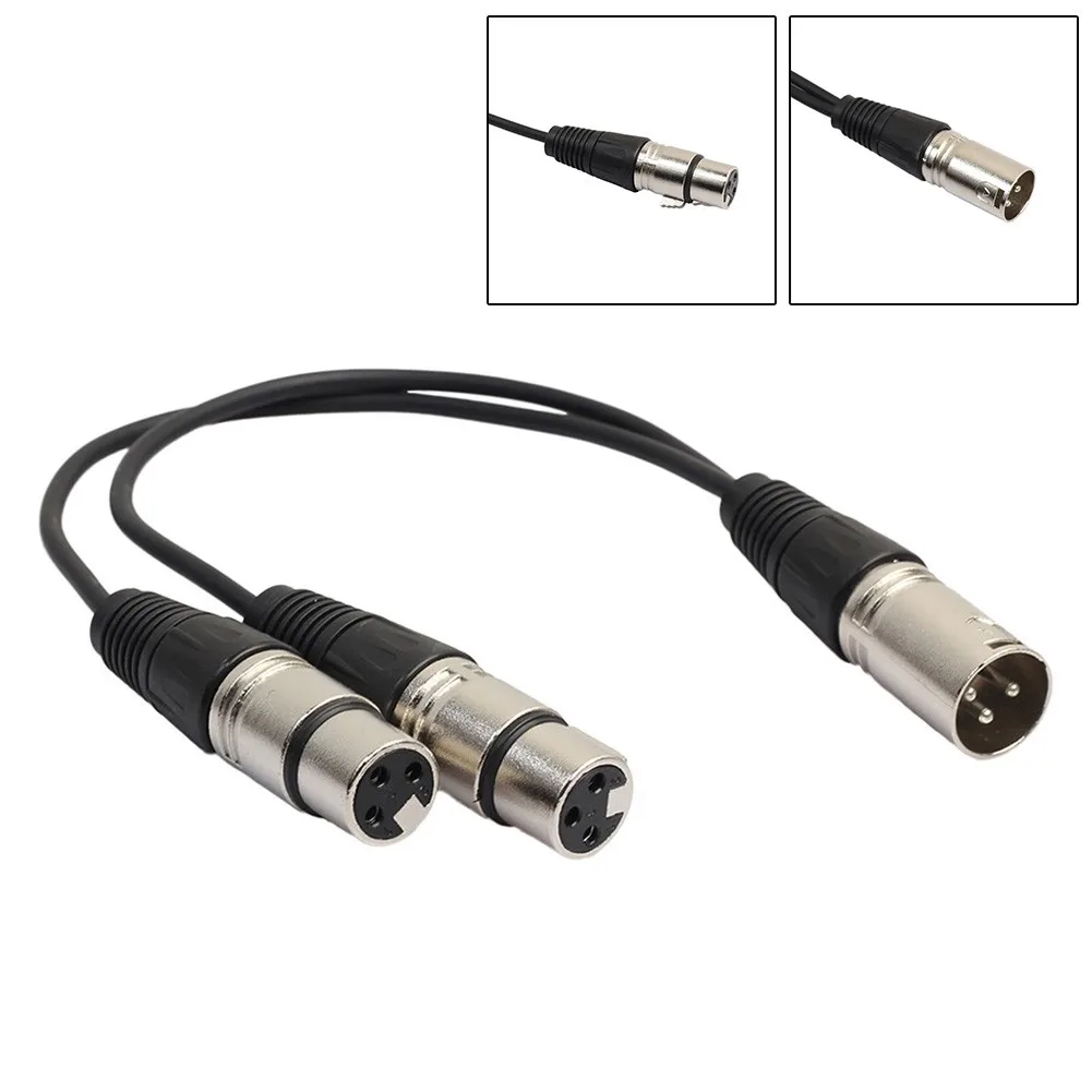 Audio Cable 3-Pin XLR Adaptor MALE Plug To 2 XLR FEMALE Sockets Splitter/Combiner Cable Lead Digital Cables
Audio Cable 3-Pin XLR Adaptor MALE Plug To 2 XLR FEMALE Sockets Splitter/Combiner Cable Lead Digital Cables