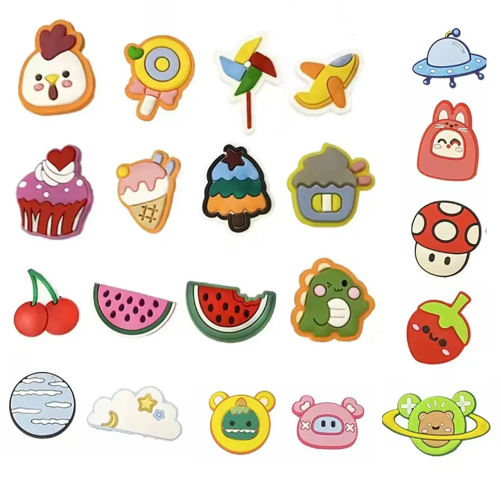 Super Cute Jibz 1pcs Cartoon DIY Croc Shoe Charms Funny PVC Accessories Fit Garden Clogs Sandals Decorate Kids Girls Gifts
Super Cute Jibz 1pcs Cartoon DIY Croc Shoe Charms Funny PVC Accessories Fit Garden Clogs Sandals Decorate Kids Girls Gifts