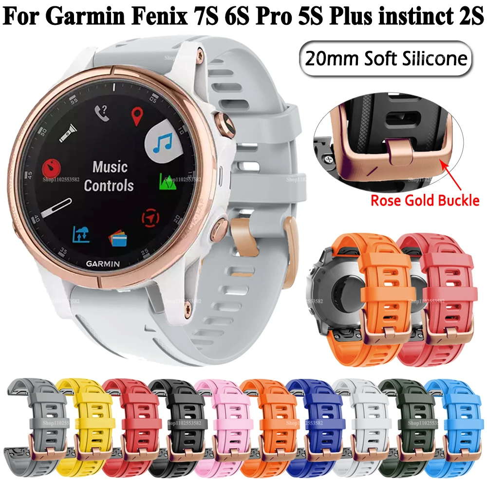 20mm Quick Fit Watch Band Strap For Fenix 6S 6S Pro 5S Plus Silicone Watchbands Replacement For Fenix7s Smart Watches Band
20mm Quick Fit Watch Band Strap For Fenix 6S 6S Pro 5S Plus Silicone Watchbands Replacement For Fenix7s Smart Watches Band
