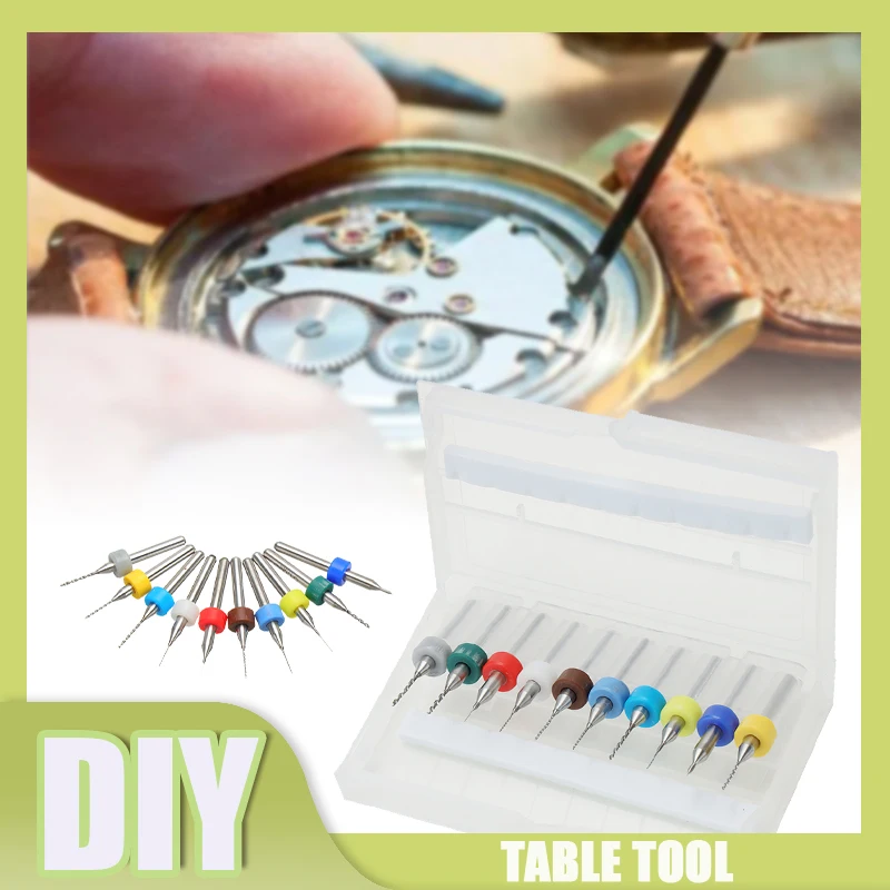0.1-1mm Watchmaker Repair Tool Precision Repair Set Tungsten Steel Carbide Drill Bit Set for Watch Repair Circuit Board Tungsten
0.1-1mm Watchmaker Repair Tool Precision Repair Set Tungsten Steel Carbide Drill Bit Set for Watch Repair Circuit Board Tungsten
