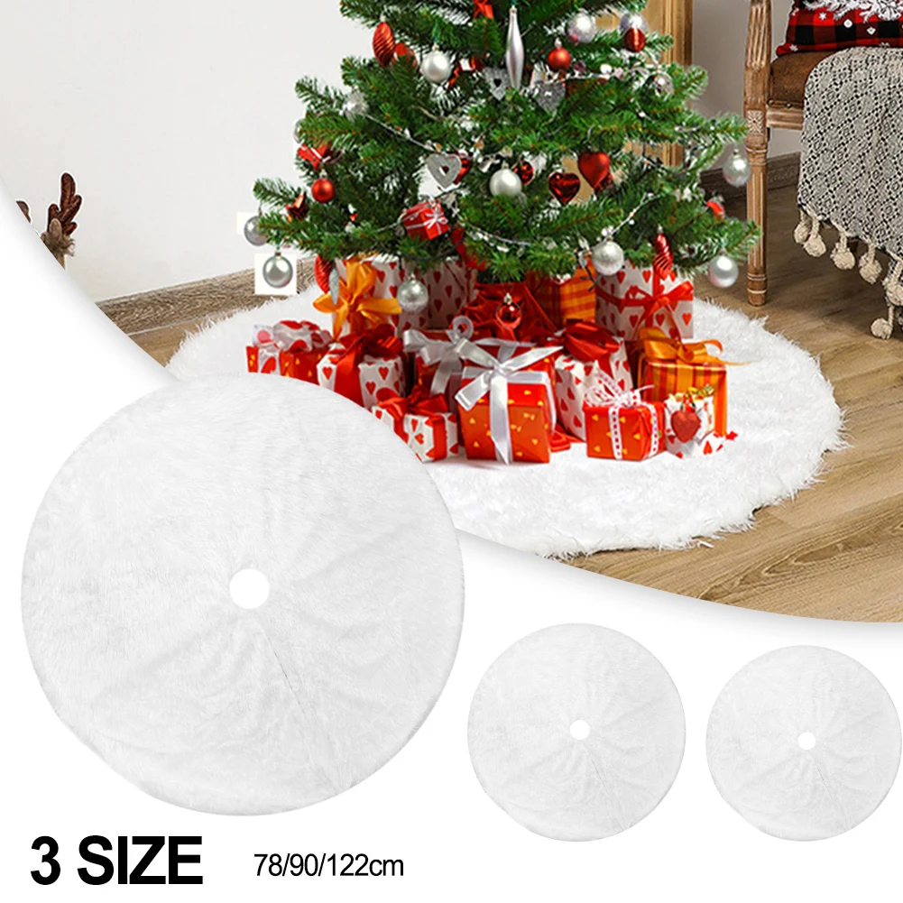 White Snow Plush Christmas Tree Skirt Base Floor Mat Cover White Snow Xmas Tree Decorations 78/90/120cm Xmas Tree Bottom Carpet
White Snow Plush Christmas Tree Skirt Base Floor Mat Cover White Snow Xmas Tree Decorations 78/90/120cm Xmas Tree Bottom Carpet