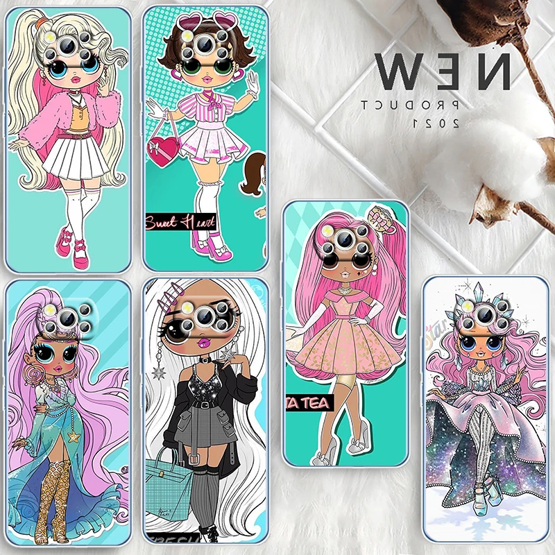 L.O.L. SURPRISE Doll Gril For Xiaomi Redmi Note 10S 9 Civi Poco X4 X3 NFC F3 GT M4 M3 M2 X2 F2 Pro C3 5G Transparent Phone Case
L.O.L. SURPRISE Doll Gril For Xiaomi Redmi Note 10S 9 Civi Poco X4 X3 NFC F3 GT M4 M3 M2 X2 F2 Pro C3 5G Transparent Phone Case