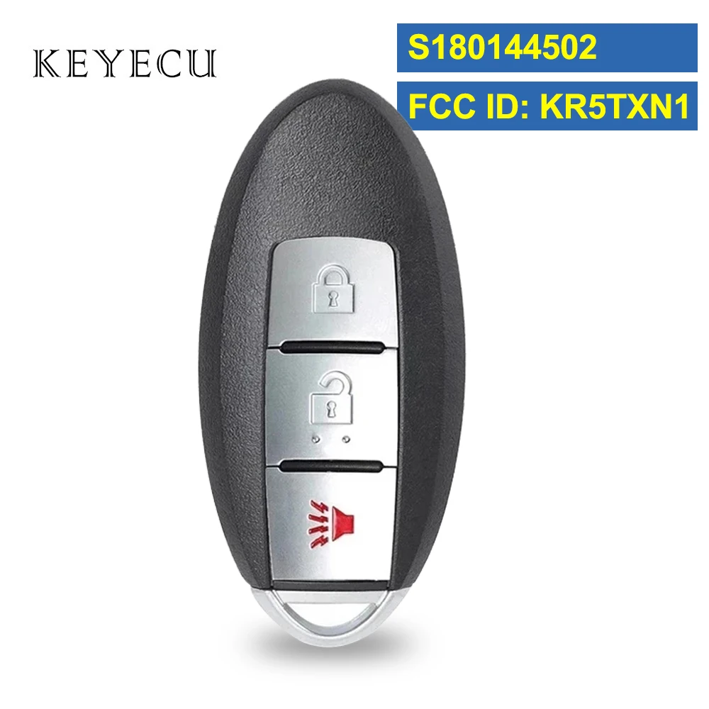 

Keyecu Keyless Smart Remote Key Fob 433.92MHz 4A Chip for Nissan Kicks Rogue Sport 2018 2019 2020 2021 S180144502 KR5TXN1