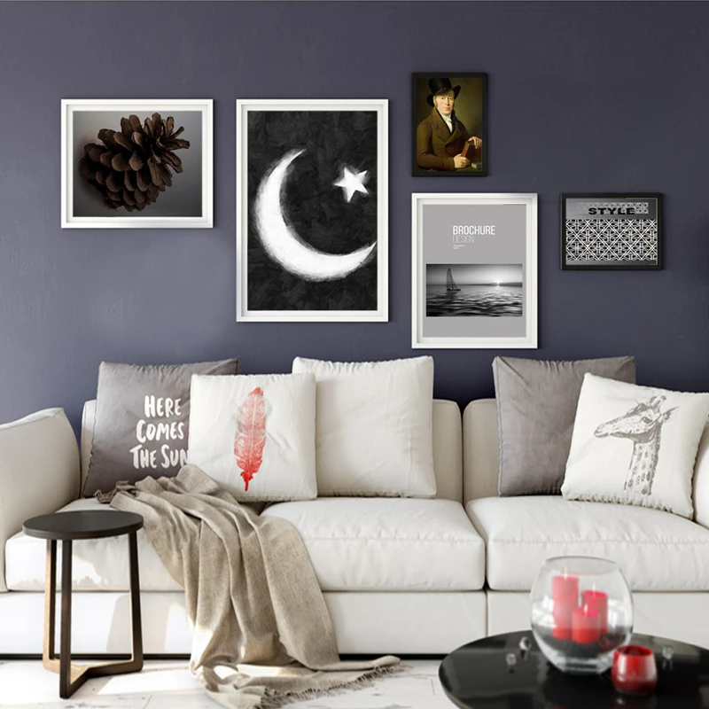 Abstract Geometric Moon Pine Nut Character Ocean Wall Art Canvas Painting Nordic Posters And Prints Pictures Living Room Decor
Abstract Geometric Moon Pine Nut Character Ocean Wall Art Canvas Painting Nordic Posters And Prints Pictures Living Room Decor
