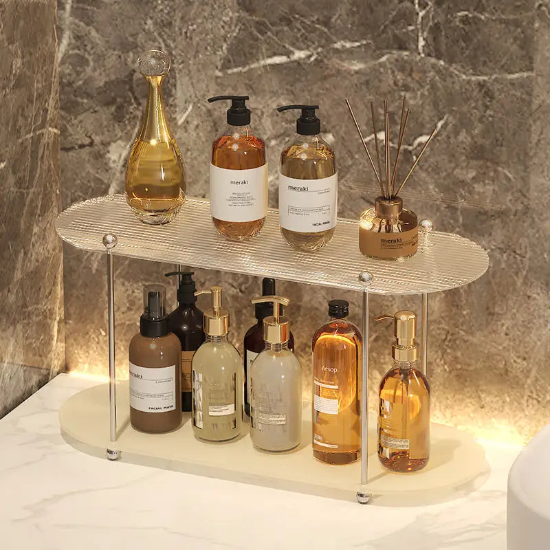 Acrylic Tray Decorative Tray Organizer Bathroom Accessories Home Decor Perfume Cosmetics Storage Rack Desktop Shelf Multilayer
Acrylic Tray Decorative Tray Organizer Bathroom Accessories Home Decor Perfume Cosmetics Storage Rack Desktop Shelf Multilayer