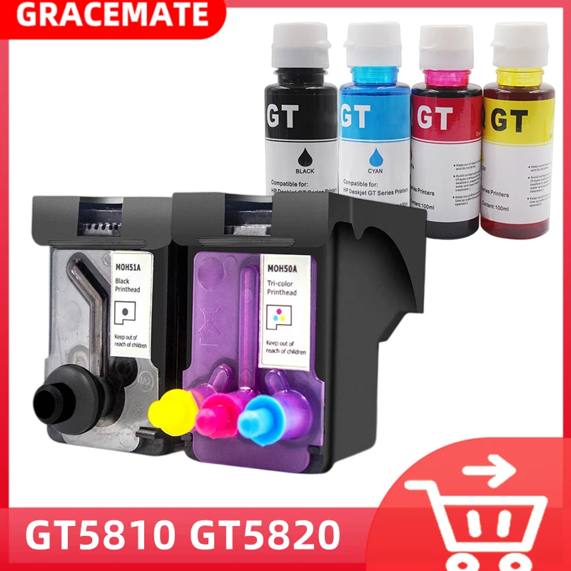 GT51 GT52 MOH50A MOH51A Printhead Print Head For HP DeskJet Gt 5810 5820 GT5810 GT5820 Ink Tank 310 315 318 319 410 415 418 419
GT51 GT52 MOH50A MOH51A Printhead Print Head For HP DeskJet Gt 5810 5820 GT5810 GT5820 Ink Tank 310 315 318 319 410 415 418 419