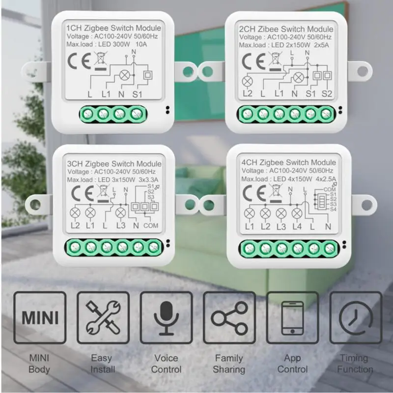 Diy Tuya Wireless Breaker Support 2-way Control 10a Mini Wifi Switch Support Tuya/smart Life App Smart Switch Module Timer
Diy Tuya Wireless Breaker Support 2-way Control 10a Mini Wifi Switch Support Tuya/smart Life App Smart Switch Module Timer