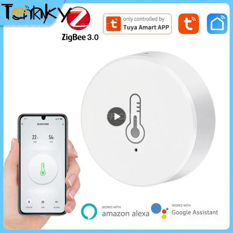 1~6PCS Tuya ZigBee 3.0 Temperature And Humidity Sensor Remote Monitor By Smart Life APP Battery Powered Work With ALexa Google
1~6PCS Tuya ZigBee 3.0 Temperature And Humidity Sensor Remote Monitor By Smart Life APP Battery Powered Work With ALexa Google