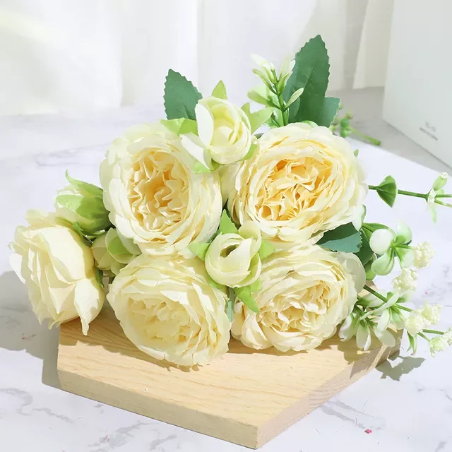 2022 Best Selling Beautiful Rose Peony Artificial Silk Flowers Small White Bouquet Home Party Winter Wedding Decoration Fake Flo
2022 Best Selling Beautiful Rose Peony Artificial Silk Flowers Small White Bouquet Home Party Winter Wedding Decoration Fake Flo