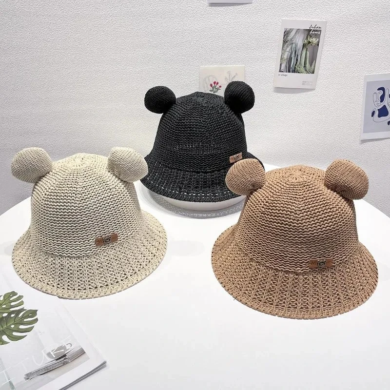 Bear Ears Straw Sun Visor Hats UV Protection Korean Style Sun Cap Beach Bucket Hat Solid Outdoor Sunscreen Fisherman Cap Cute
Bear Ears Straw Sun Visor Hats UV Protection Korean Style Sun Cap Beach Bucket Hat Solid Outdoor Sunscreen Fisherman Cap Cute