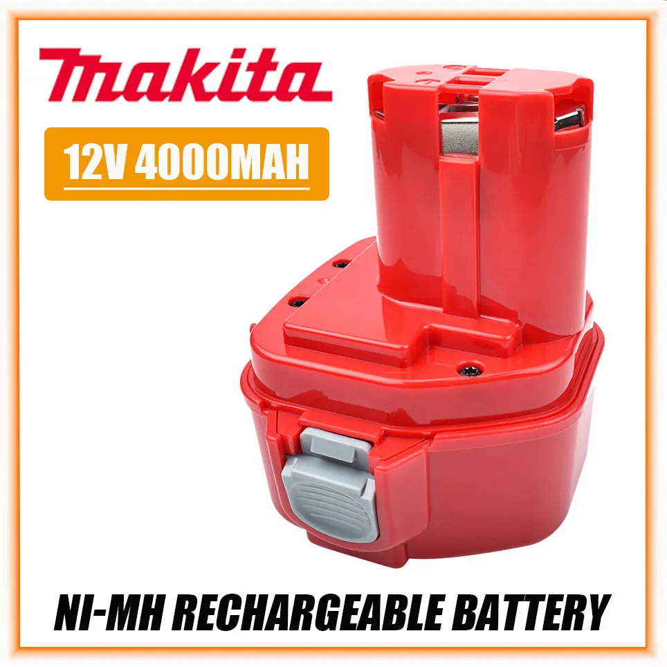 12V Makita 4000mAh 1220 PA12 1222 1233S 1233SA 1233SB 1235 1235A 1235B 192598-2 Battery 4000mAh PA12 NI-MH Replacement Battery 
12V Makita 4000mAh 1220 PA12 1222 1233S 1233SA 1233SB 1235 1235A 1235B 192598-2 Battery 4000mAh PA12 NI-MH Replacement Battery