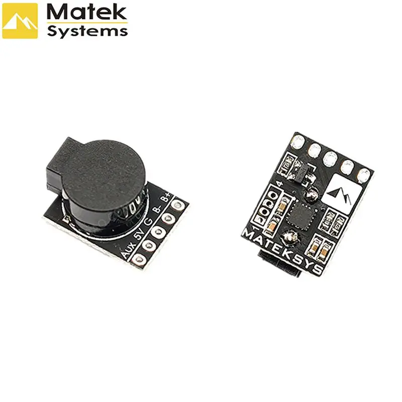 

MATEK Lost Model Beeper Flight Controller 5V Loud Buzzer Built-in MCU for RC FPV Racing Freestyle Airplane Helicopter Tinywhoop