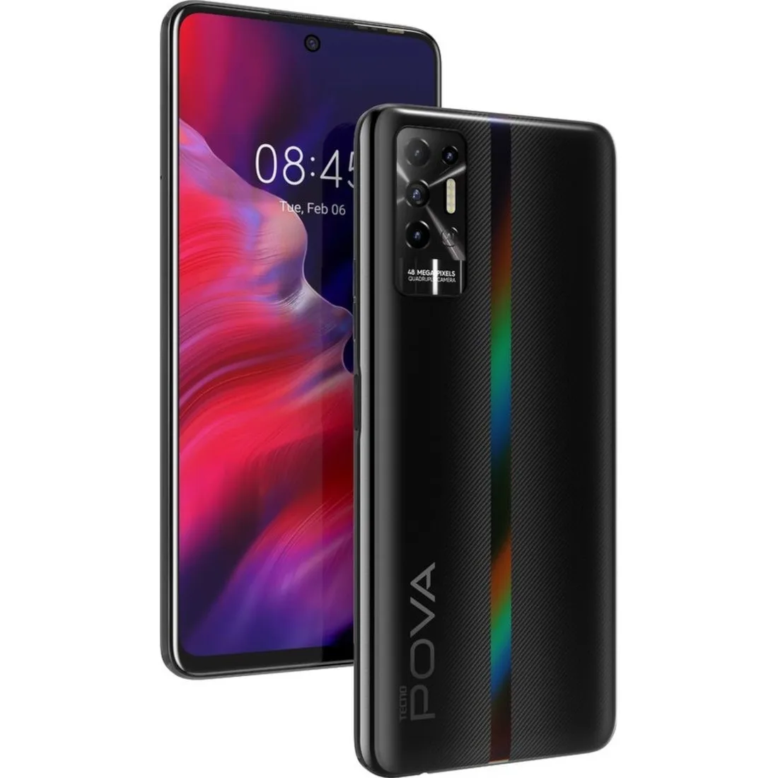 Мобильный телефон TECNO POVA 2 4/128GB Dazzle Black/черный | Мобильные телефоны и аксессуары