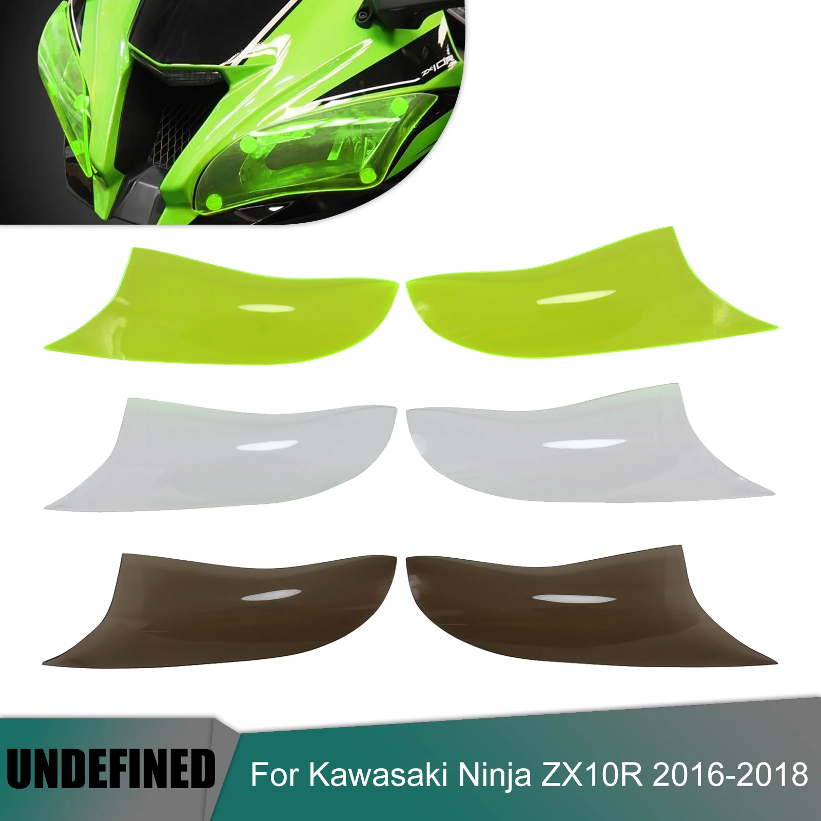 Motorcycle Headlight Cover Protector Shield Screen Lens Cover Transparent Smoke For Kawasaki Ninja ZX10R ZX-10R 2016-2018 Parts 
Motorcycle Headlight Cover Protector Shield Screen Lens Cover Transparent Smoke For Kawasaki Ninja ZX10R ZX-10R 2016-2018 Parts