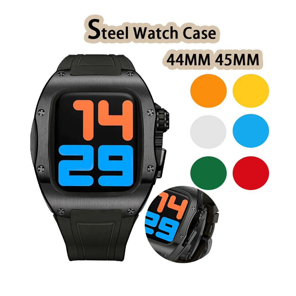 For Apple Watch 316L Stainless Steel Case Luxury Modification Mod Kit Protect Retrofit Housing 44MM 45MM IwatchSeries 5 6 7 8
For Apple Watch 316L Stainless Steel Case Luxury Modification Mod Kit Protect Retrofit Housing 44MM 45MM IwatchSeries 5 6 7 8