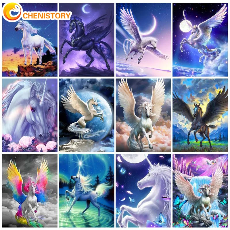 CHENISTORY DIY Acrylic Painting By Numbers Kits Unicorn 60x75cm Paint By Numbers On Canvas Animal Frameless Digital Painting
CHENISTORY DIY Acrylic Painting By Numbers Kits Unicorn 60x75cm Paint By Numbers On Canvas Animal Frameless Digital Painting