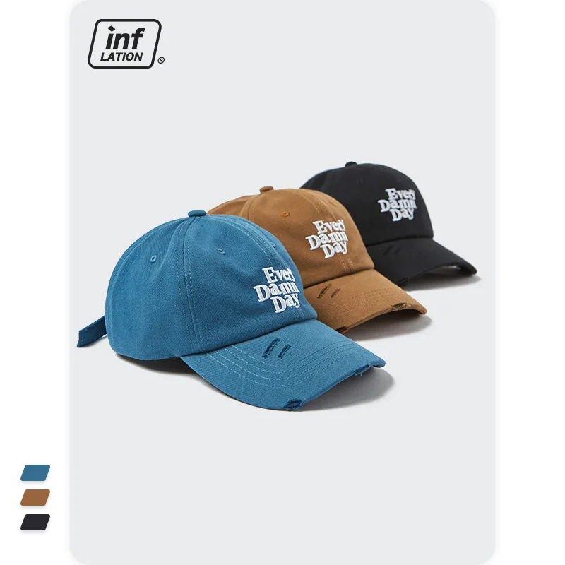 Inflation Trendy Street Unisex Dome Brim Peaked Cap English Alphabet Embroidered Cut Hat
Inflation Trendy Street Unisex Dome Brim Peaked Cap English Alphabet Embroidered Cut Hat