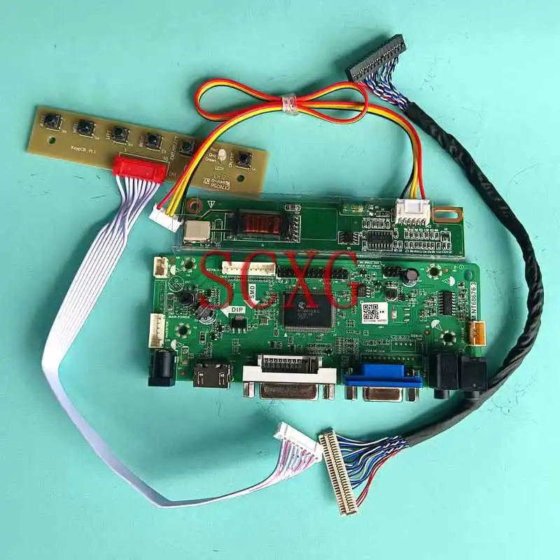 LCD Display Panel Controller Board Fit TX39D30VC1GAA LTD154EX0V 1CCFL DIY Kit 30 Pin LVDS 15.4" 1280*800 VGA DVI HDMI-Compatible
LCD Display Panel Controller Board Fit TX39D30VC1GAA LTD154EX0V 1CCFL DIY Kit 30 Pin LVDS 15.4" 1280*800 VGA DVI HDMI-Compatible