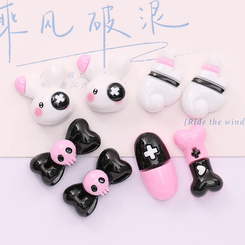 Cute Rabbit Bowknot Bone Flat Back Resin Cabochon Scrapbooking For Phone Case Decoration DIY Hair Accessories
Cute Rabbit Bowknot Bone Flat Back Resin Cabochon Scrapbooking For Phone Case Decoration DIY Hair Accessories