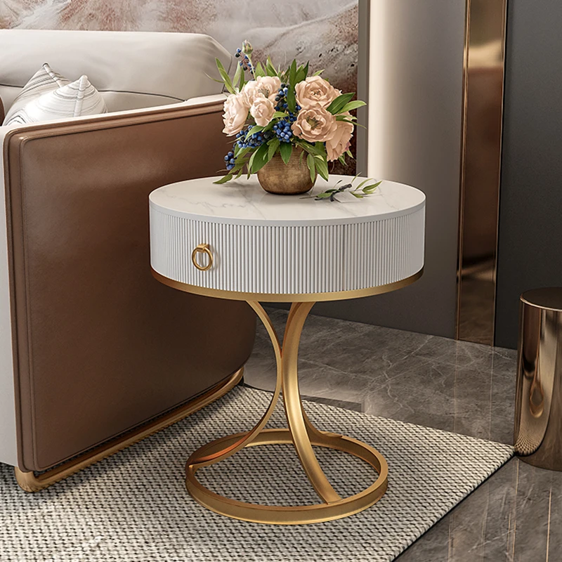 

Dining Side Table Living Room Auxiliary Center Bedside Table Marble Desk Design Entryway Table Basse De Salon Library Furniture