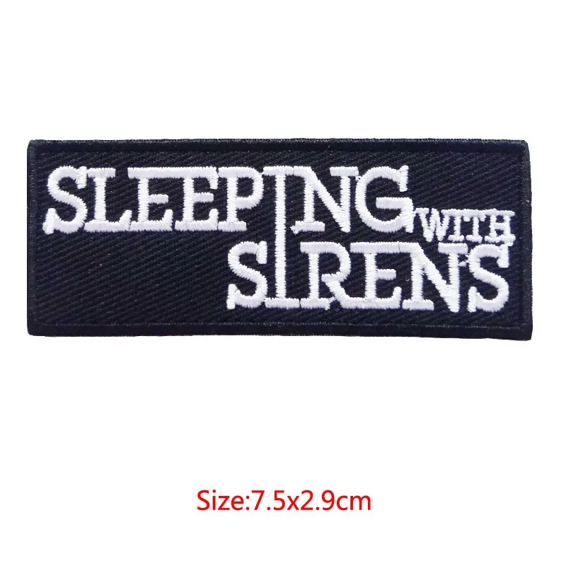 Embroidered Sew Iron Patch LOGO EMBLEM ROCK MUSIC METAL SLEEPING WITH SIRENS
Embroidered Sew Iron Patch LOGO EMBLEM ROCK MUSIC METAL SLEEPING WITH SIRENS