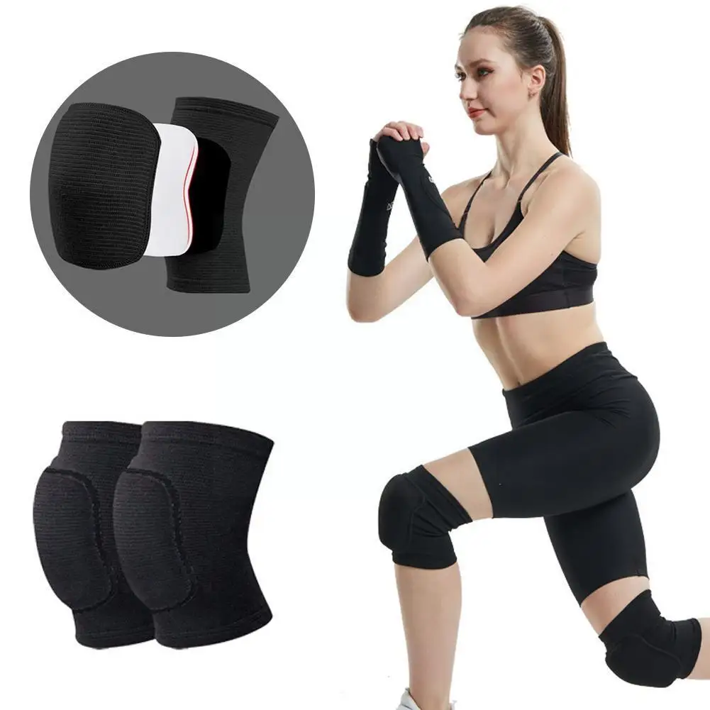 1 Pair Thickened Sponge Knee Pads Elastic Sports Compression For Dancing Yoga Volleyball Fitness Training Protector Adults E4y3
1 Pair Thickened Sponge Knee Pads Elastic Sports Compression For Dancing Yoga Volleyball Fitness Training Protector Adults E4y3