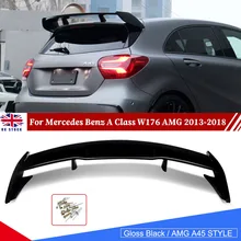 For Mercedes Benz A-Class W176 2013-2018 Hatchback Spoiler ABS A160 A180 A200 A250 A45 5-Door Roof Wing