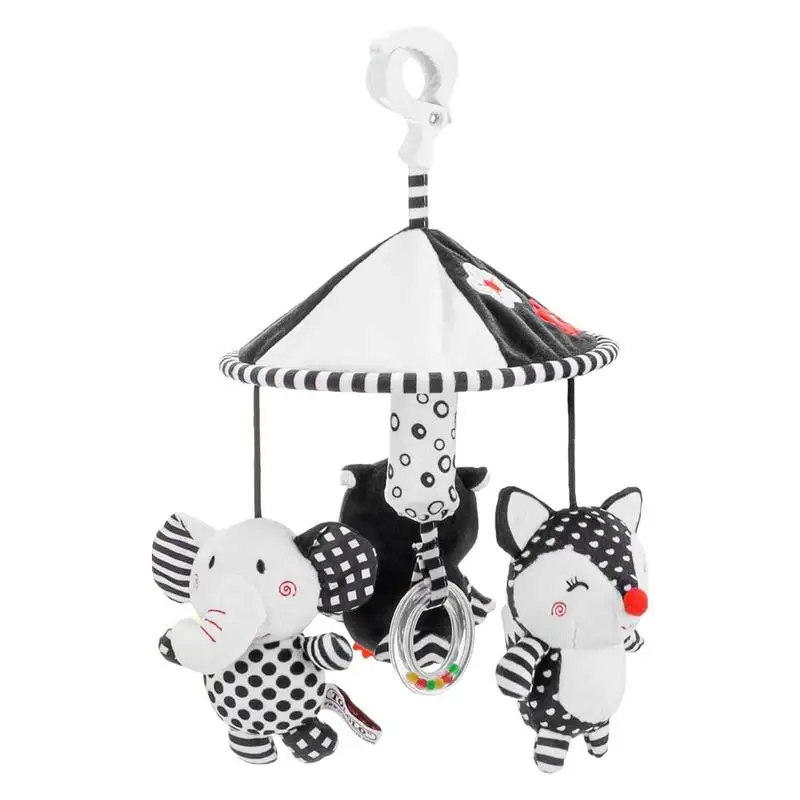 Stroller Activity Toy With Wind Chimes Black And White Newborn Toys Crib Rattles Toys Infant Bed Around Rattle Bell Cartoon Toy
Stroller Activity Toy With Wind Chimes Black And White Newborn Toys Crib Rattles Toys Infant Bed Around Rattle Bell Cartoon Toy