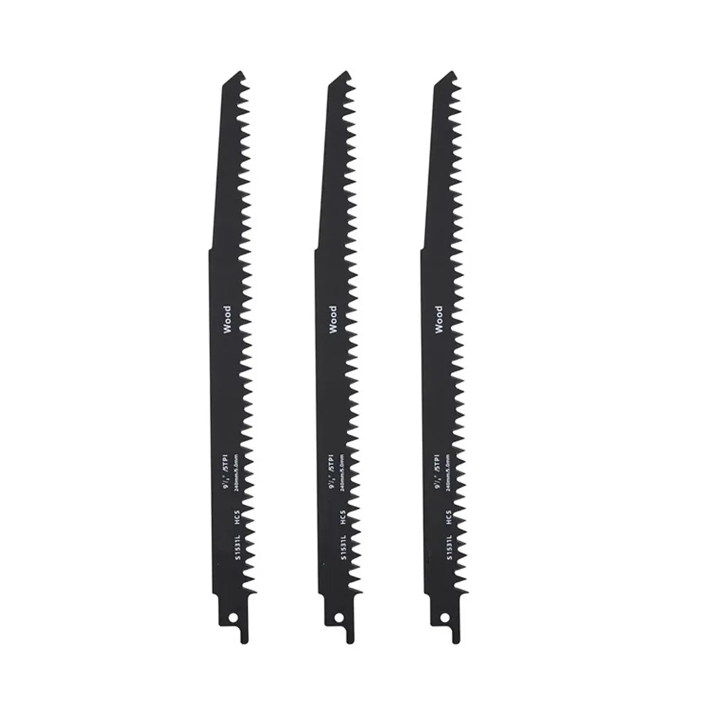 3PCS S1531L HCS Reciprocating Saw Blade Wear Resistance Saw Blades Electric Wood Pruning Cutting Wooden Plywood Plastic Board
3PCS S1531L HCS Reciprocating Saw Blade Wear Resistance Saw Blades Electric Wood Pruning Cutting Wooden Plywood Plastic Board