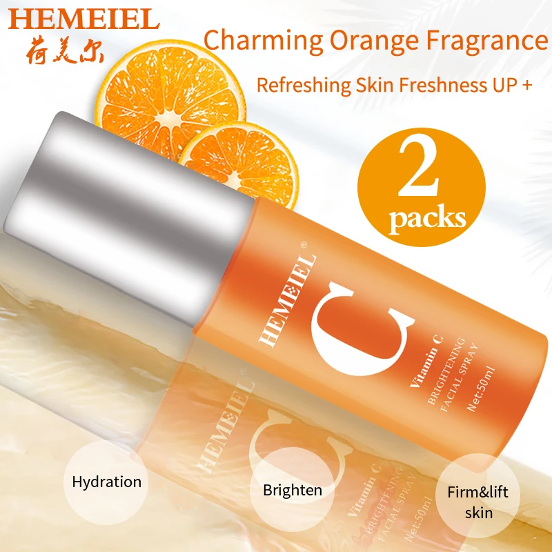 HEMEIEL Toner for Face Makeup Spray Skin Care Vitamin C Brighten Whitening Moisturizing Facial Mist Spray Korean Cosmetics 50ML
HEMEIEL Toner for Face Makeup Spray Skin Care Vitamin C Brighten Whitening Moisturizing Facial Mist Spray Korean Cosmetics 50ML