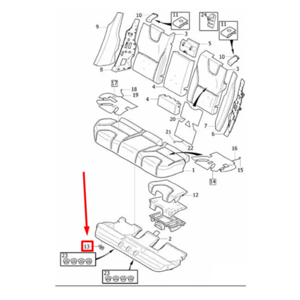 Brand New Rear Row Buckle 1x 31263481 Correct Connector Direct Installation Fixing Clip For VOLVO V40 S90L S90
Brand New Rear Row Buckle 1x 31263481 Correct Connector Direct Installation Fixing Clip For VOLVO V40 S90L S90
