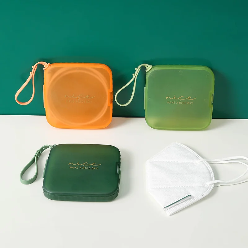 Square Mask Storage Box Portable Data Cable Bank Card Coin Case Dust-proof No Odor Multi-purpose Home Travel Sundries Organizer
Square Mask Storage Box Portable Data Cable Bank Card Coin Case Dust-proof No Odor Multi-purpose Home Travel Sundries Organizer