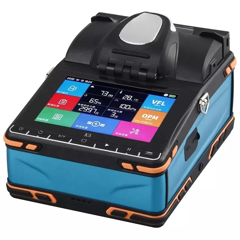 ARC fusion splicer optic fiber splicing machine K5 with VFL and POM optical fiber welding machine
ARC fusion splicer optic fiber splicing machine K5 with VFL and POM optical fiber welding machine