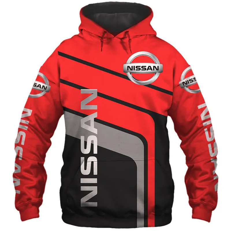 New Trend Men's Car Logo Nissan Hoodie Sweatshirt Gram 3D Digital Printing Outdoor Sweatshirt Racing Jacket Apparel 2022
New Trend Men's Car Logo Nissan Hoodie Sweatshirt Gram 3D Digital Printing Outdoor Sweatshirt Racing Jacket Apparel 2022