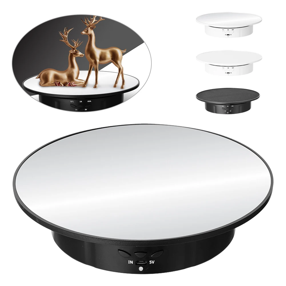Electric Rotating Display Stand 8KG Load 3 Speeds Adjustable Turntable 360 Degrees Stand for Photography Video Shooting Props
Electric Rotating Display Stand 8KG Load 3 Speeds Adjustable Turntable 360 Degrees Stand for Photography Video Shooting Props