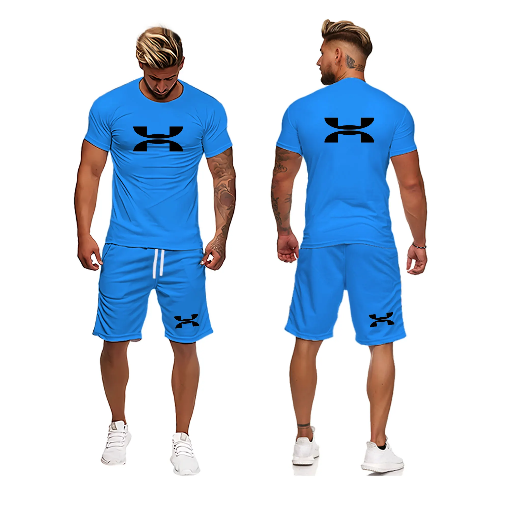 Hot Style Men's Sets Tracksuit Men Short Sleeve 3D Print T-shirt Shorts 2 Piece Street Quick Dry Male Sportswear Suit
Hot Style Men's Sets Tracksuit Men Short Sleeve 3D Print T-shirt Shorts 2 Piece Street Quick Dry Male Sportswear Suit